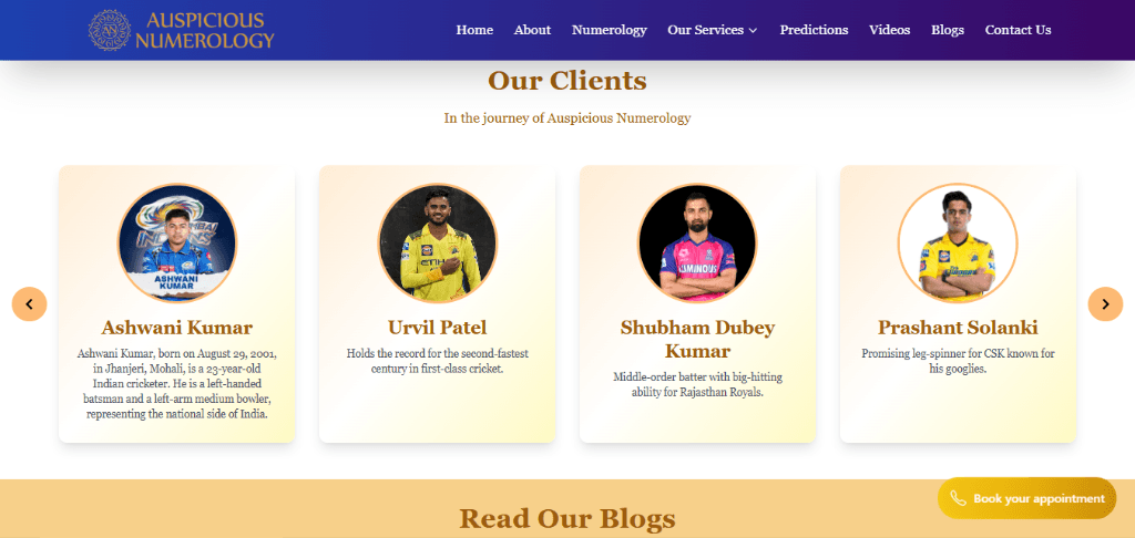 Auspicious Numerology — Dr. Meshram