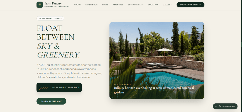 Farm Fantasy — Nature Estate Platform screen 2